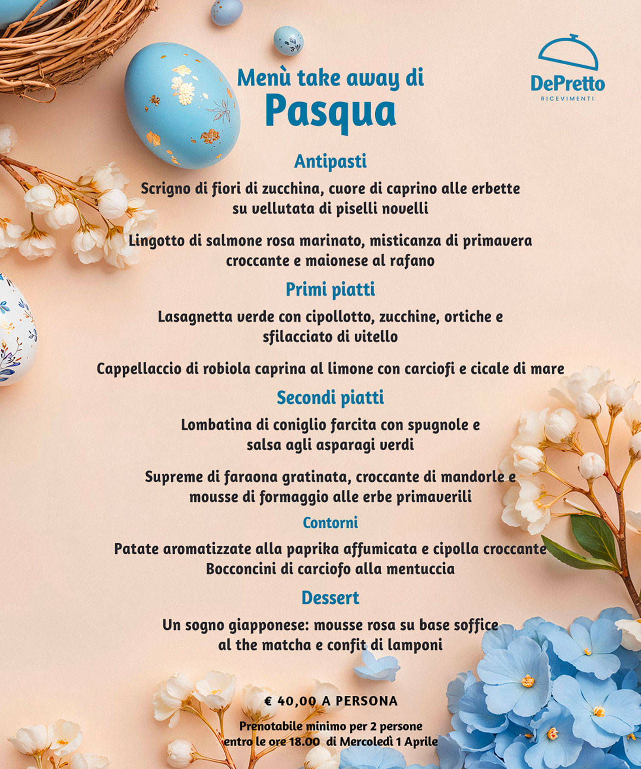MENÙ DI PASQUA